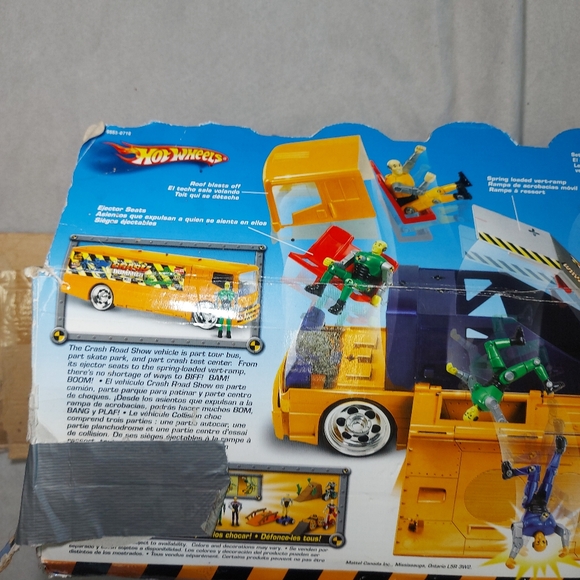 Mattel Hot Wheels Crash Test Dummies Crash Road Show Box Vintage - Picture 15 of 16